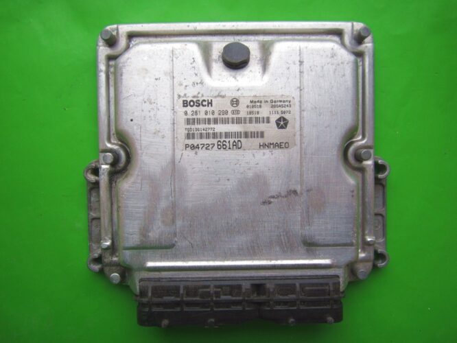 ECU Engine Control Unit Chrysler Voyager 2.5CRD P04727661AD 0281010290 EDC15C5-0