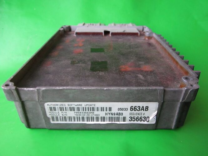 ECU Engine Control Unit Chrysler PT Cruiser 2.0 P05033663AB 356630-0