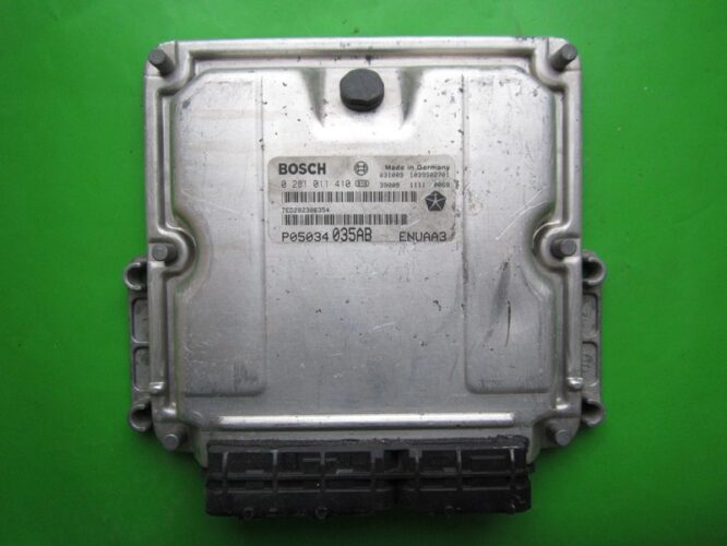 ECU Engine Control Unit Chrysler PT Cruiser 2.2CRD P05034035AB 0281011410-0
