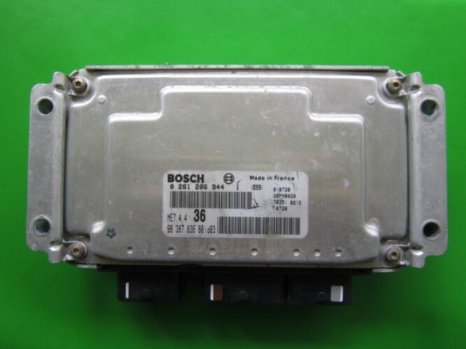 ECU Engine Control Unit Citroen Berlingo 1.6 9638783680 0261206944 ME7.4.4 NFU-0