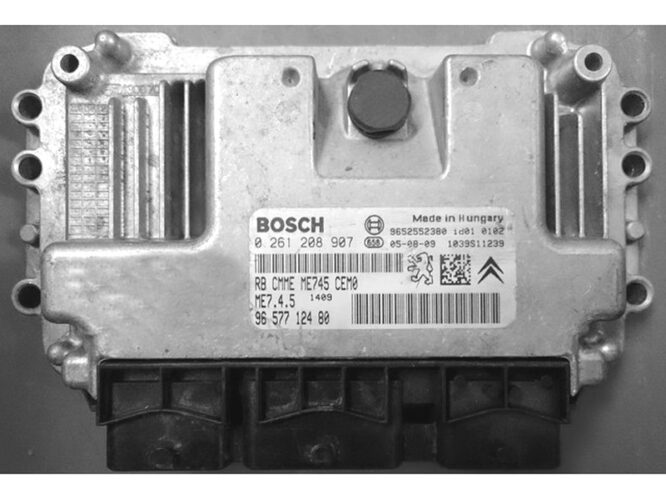 ECU Engine Control Unit Citroen C2 1.6 9657712480 0261208907 ME7.4.5-0