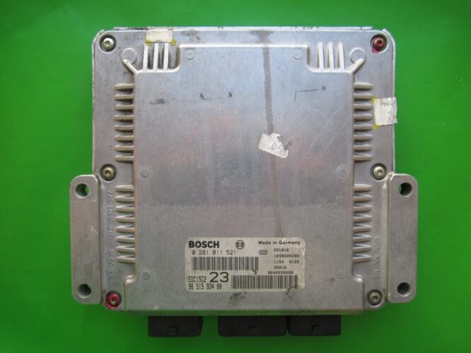 ECU Engine Control Unit Citroen Xsara Picasso 2.0HDI 9651593480 0281011521-0