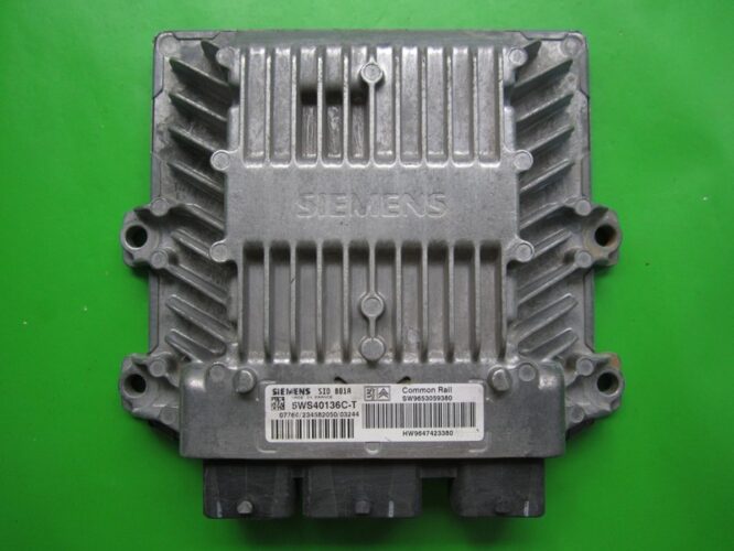ECU Engine Control Unit Citroen Berlingo 2.0HDI 9653059380 5WS40136C-T SID801A-0