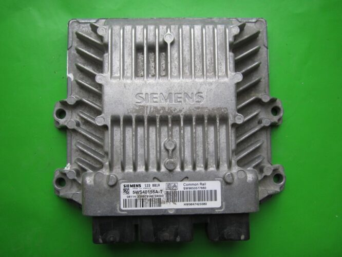 ECU Engine Control Unit Citroen Berlingo 2.0HDI 9653577680 5WS40155A-T SID801A-0