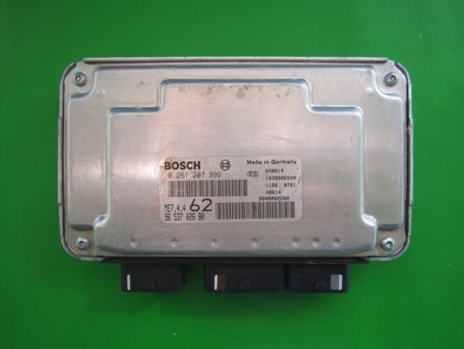 ECU Engine Control Unit Citroen C2 1.6 9653702680 0261207999 ME7.4.4-0