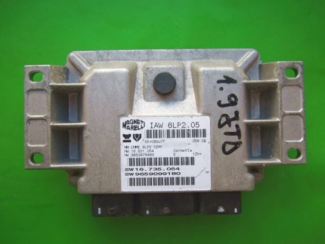 ECU Engine Control Unit Citroen C4 1.4 9659099180 9653979480 IAW 6LP2.05-0