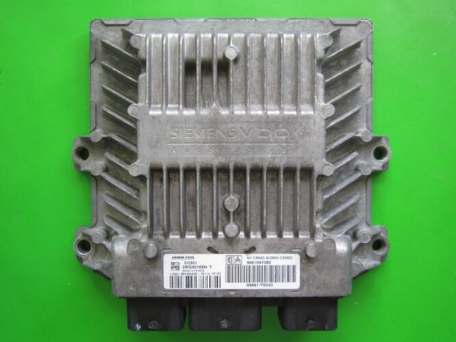 ECU Engine Control Unit Citroen C1 1.4HDI 9661097080 5WS40168H-T SID805-0