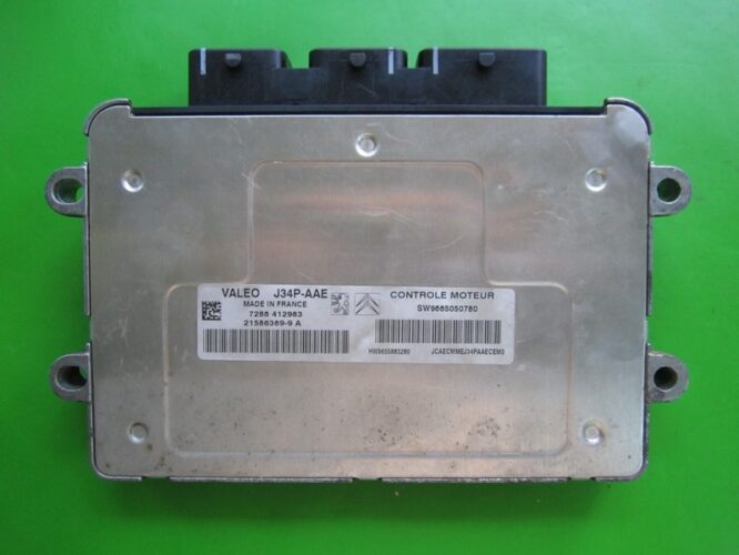 ECU Engine Control Unit Citroen C2 1.4 9665050780 9655883280 J34P-AAE-0