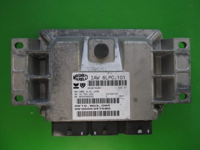 ECU Engine Control Unit Citroen C3 1.4 9665347580 9654596080 IAW 6LPC.101-0