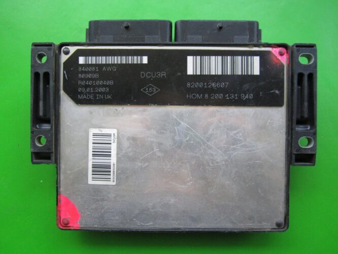 ECU Engine Control Unit Dacia Pick-Up 1.9D 8200126607 8200131940 DCU3R-0