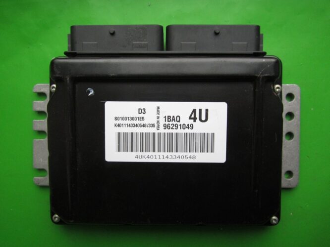 ECU Engine Control Unit Daewoo Matiz 0.8 96291049 S010013001E5 4U KEMSCO D3-0
