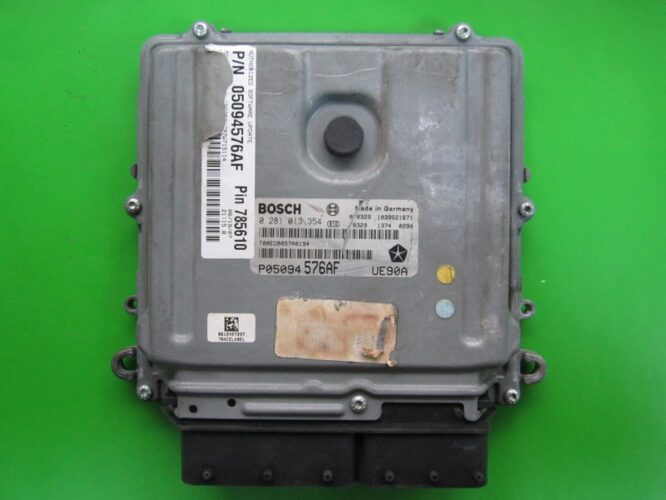 ECU Engine Control Unit Dodge Nitro 2.8CRD P05094576AF 0281013354 EDC16CP31-0