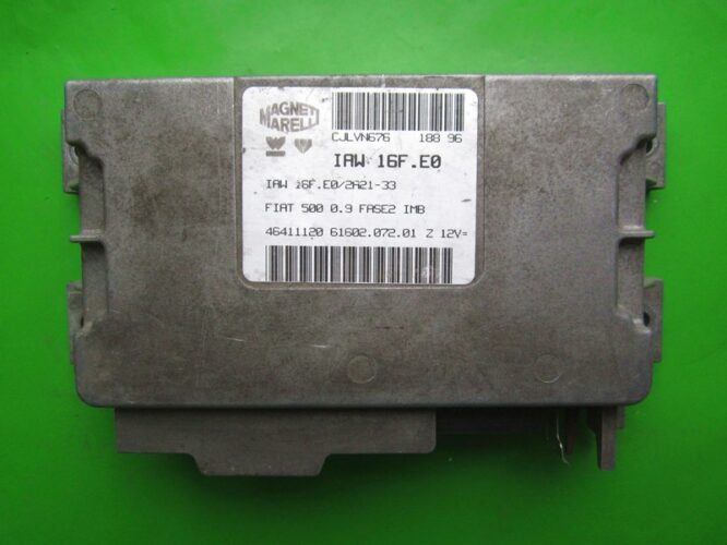 ECU Engine Control Unit Fiat 500 0.9 46411120 IAW 16F.E0-0