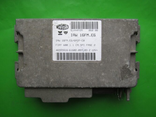 ECU Engine Control Unit Fiat 600 1.1 46555916 IAW 16FM.E6-0