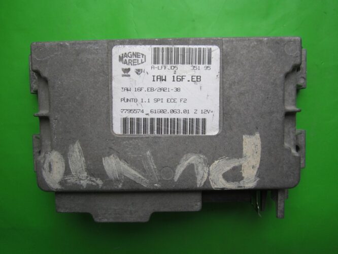 ECU Engine Control Unit Fiat Punto 1.1 7795574 IAW 16F.EB-0