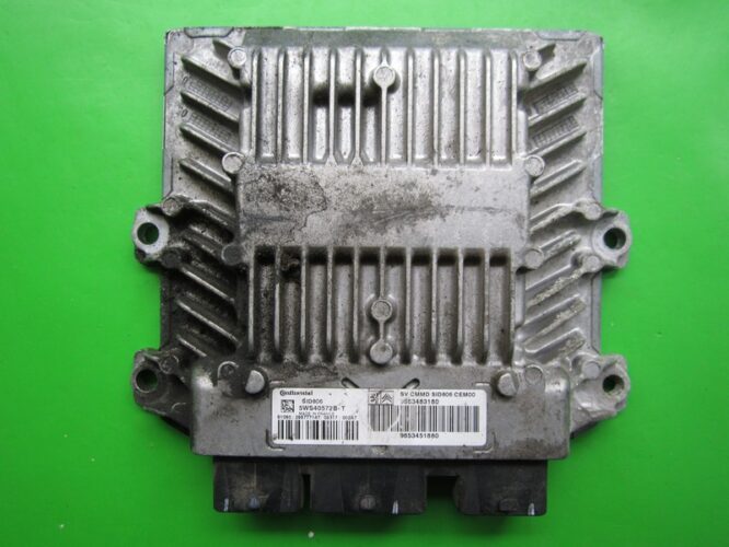 ECU Engine Control Unit Citroen C2 1.4HDI 9663483180 5WS40572B-T SID806-0