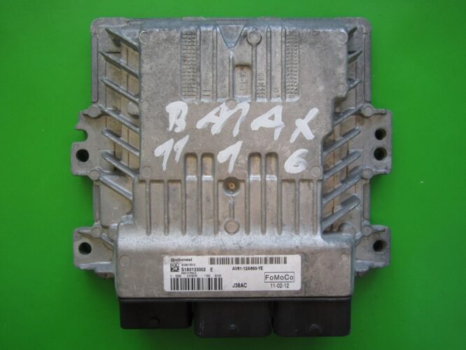 ECU Engine Control Unit Ford C-Max 1.6TDCI AV61-12A650-YE SID807EVO-0
