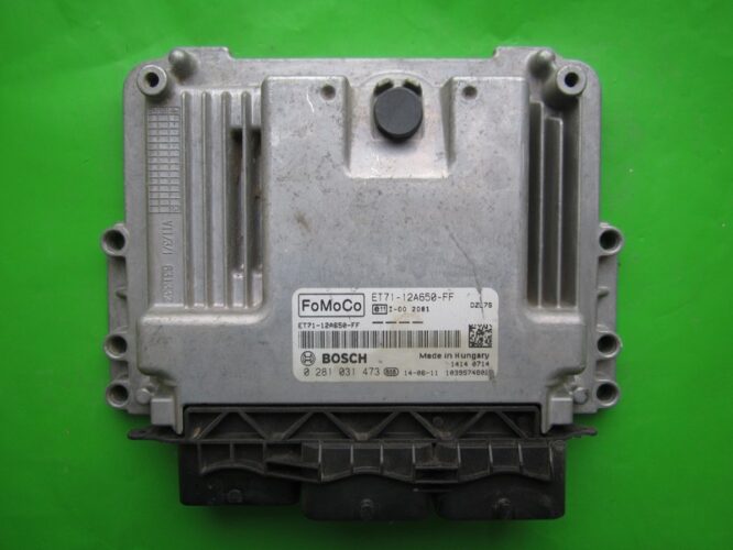 ECU Engine Control Unit Ford Courier 1.5TDCI ET71-12A650-FF 0281031473 EDC17C10-0