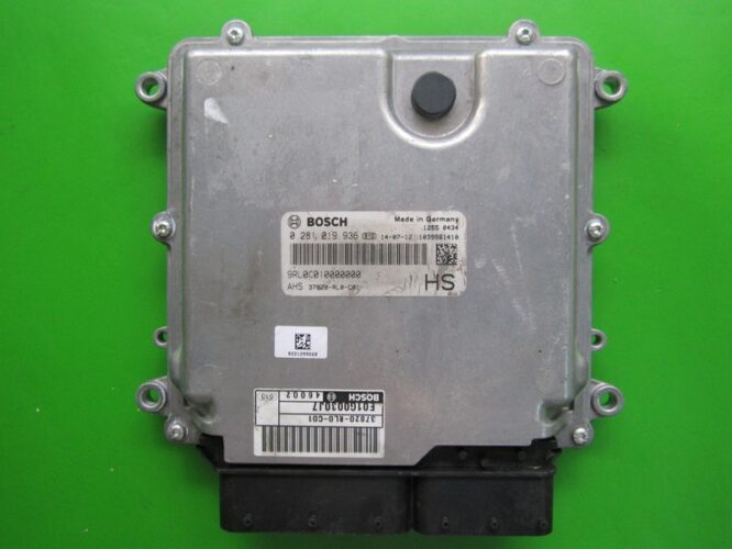 ECU Engine Control Unit Honda Accord 2.2 37820-RL0-C01 0281019936-0