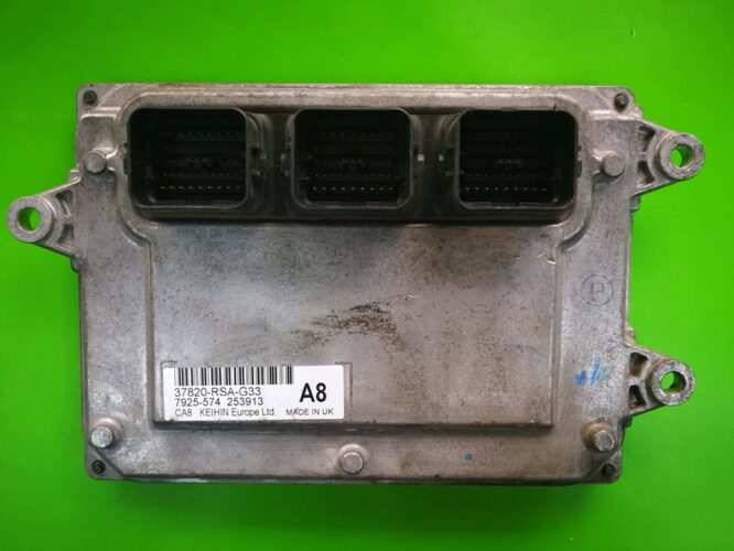 ECU Engine Control Unit Honda Civic 1.8 37820-RSA-G33-0