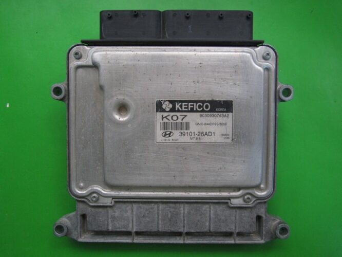 ECU Engine Control Unit Hyundai Accent 1.4 39101-26AD1 9030930743A2 M7.9.8-0