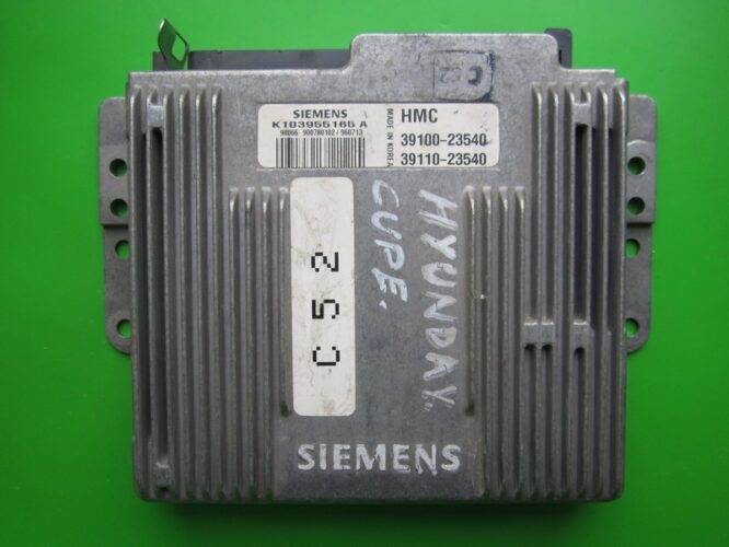 ECU Engine Control Unit Hyundai Coupe 2.0 39100-23540 K103955165A Fenix5-0