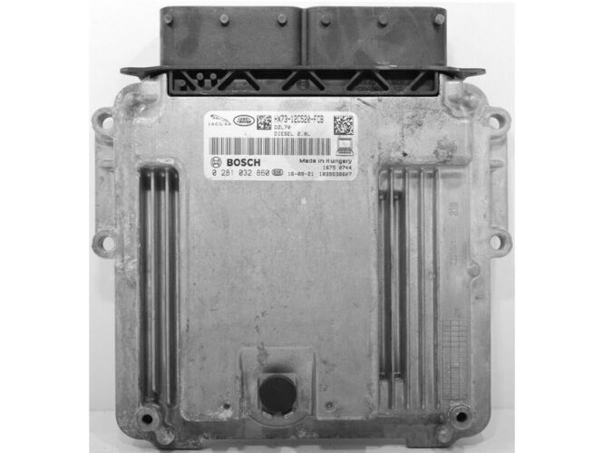 ECU Engine Control Unit Jaguar F-Pace 2.0D HX73-12C520-FCB 0281032860-0