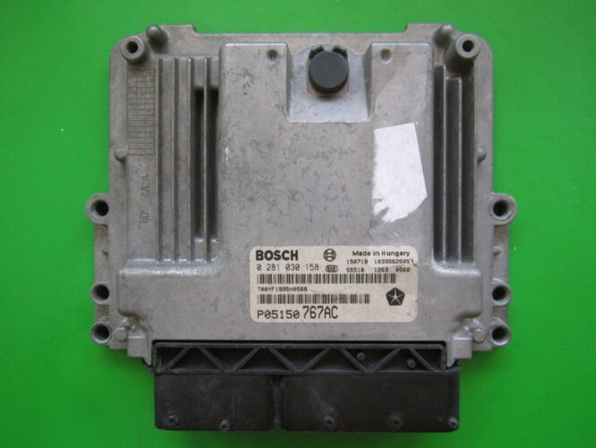 ECU Engine Control Unit Jeep Grand Cherokee 3.0CRD P05150767AC 0281030158-0