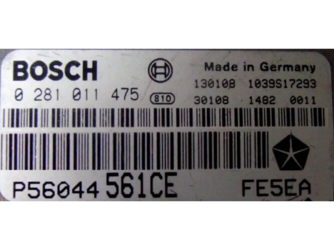 ECU Engine Control Unit Jeep Grand Cherokee 2.8CRD P56044561CE 0281011475-0