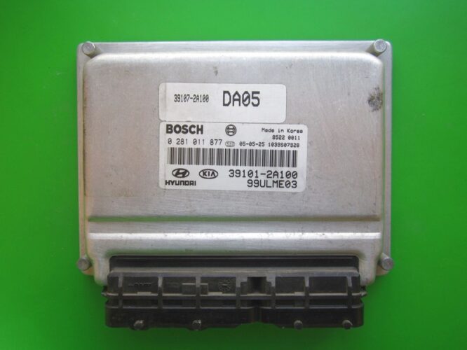 ECU Engine Control Unit Kia Cerato 1.5CRDI 39101-2A100 0281011877 EDC15C7-0