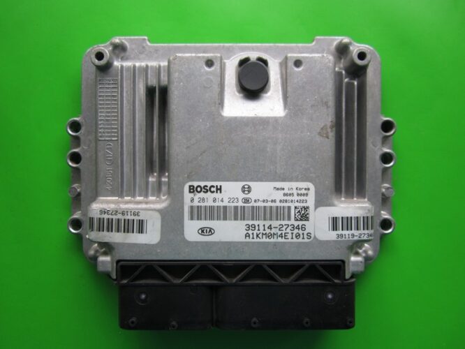 ECU Engine Control Unit Kia Sportage 2.0CRDI 39114-27346 0281014223 EDC16C39-0