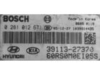 ECU Engine Control Unit Kia Carens 2.0CRDI 39113-27370 0281012671 EDC16C39-0