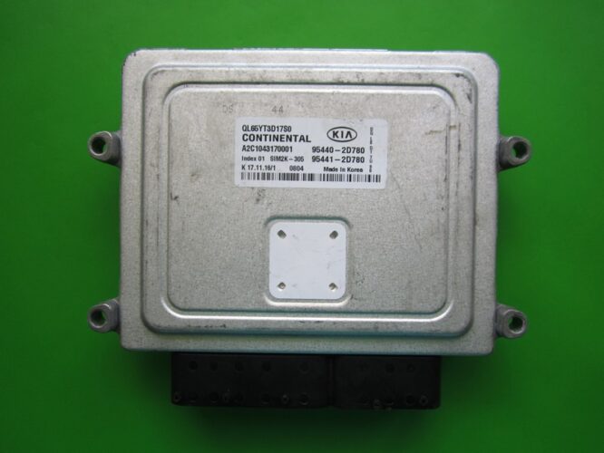 ECU Engine Control Unit Kia Sportage 95440-2D780 SIM2K-305-0
