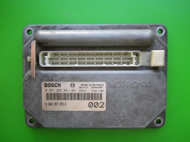 ECU Engine Control Unit Lancia Y 1.4 46457478 0261203861 MA1.7.3-0