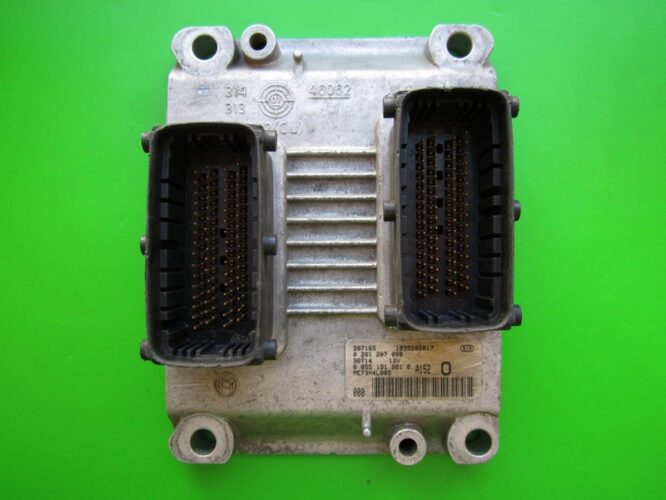 ECU Engine Control Unit Lancia Y 1.2 55191981 0261207088 ME7.3H4_ME7.3.1-0