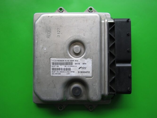 ECU Engine Control Unit Lancia Y 0.9 51933472 8GSF.HN-0