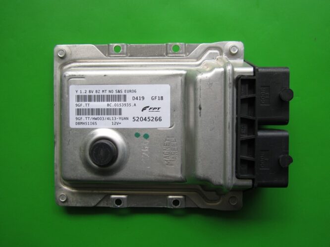 ECU Engine Control Unit Lancia Y 1.2 52045266 9GF.TT EURO6-0