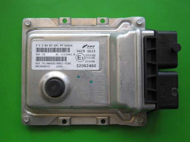ECU Engine Control Unit Lancia Y 1.2 52062460 9GF.TG EURO6-0