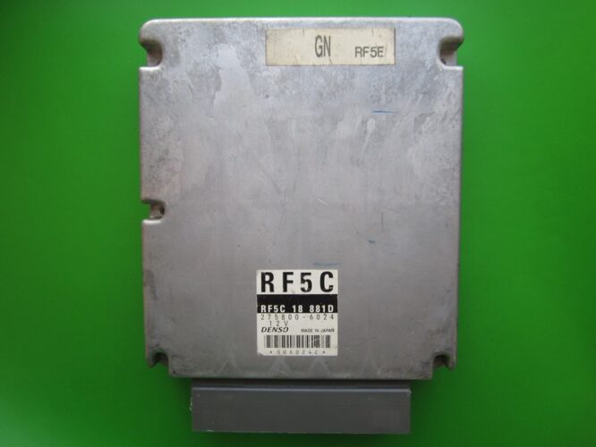 ECU Engine Control Unit Mazda 6 2.0D 275800-6024 RF5C18881D-0