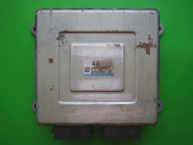 ECU Engine Control Unit Mazda 3 2.0 LF5018881G E6T52291H1-0