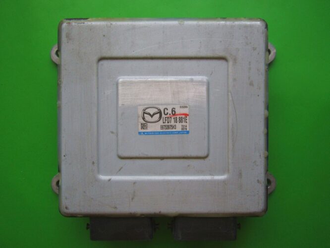 ECU Engine Control Unit Mazda 5 2.0 LFD718881E E6T53975H-0
