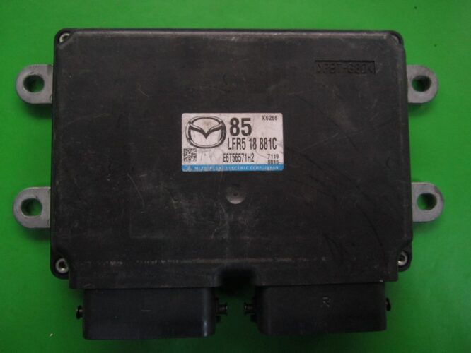 ECU Engine Control Unit Mazda 3 2.0 LFR518881C E6T56571H2-0