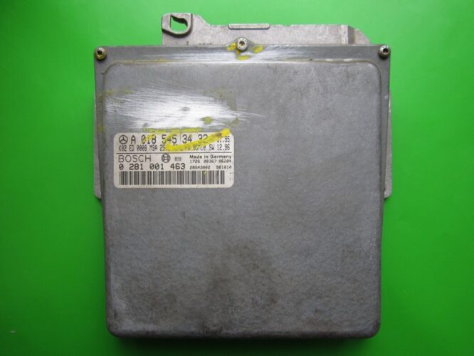 ECU Engine Control Unit Mercedes C 2.5TD A0185453432 0281001463 MSA15.1 W202-0
