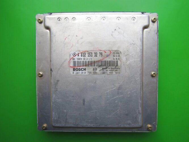 ECU Engine Control Unit Mercedes ML 2.7CDI A6121533279 0281010796 CR2.14 EDC15C6-0
