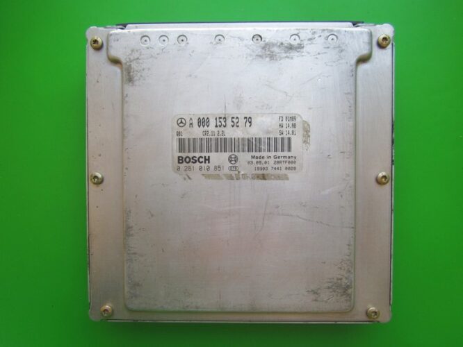 ECU Engine Control Unit Mercedes C 2.2CDI A0001535279 0281010851 CR2.11 EDC15C6-0
