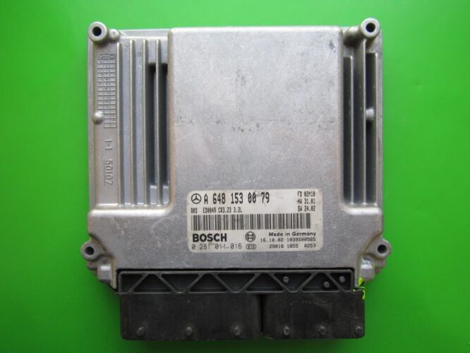 ECU Engine Control Unit Mercedes S 3.2CDI A6481530079 0281011016 CR3.23 EDC16C2-0