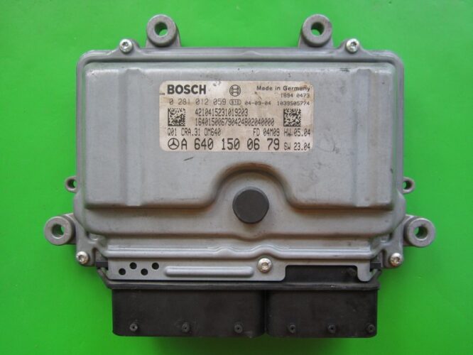 ECU Engine Control Unit Mercedes A 1.6CDI A6401500679 0281012059 EDC16C32-0