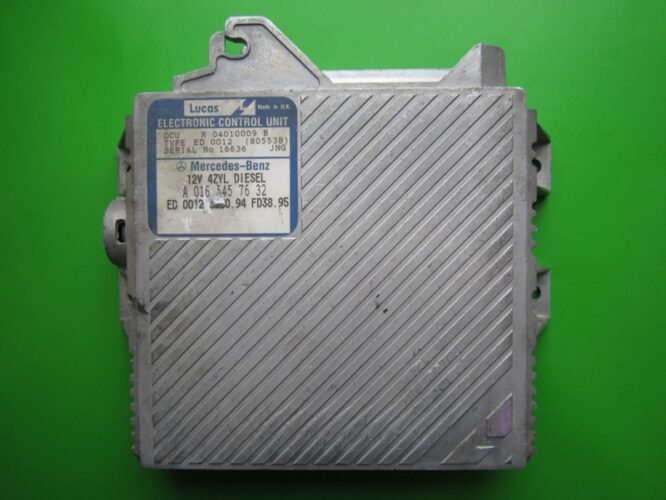 ECU Engine Control Unit Mercedes C 2.2D A0165457632 DCU W202-0