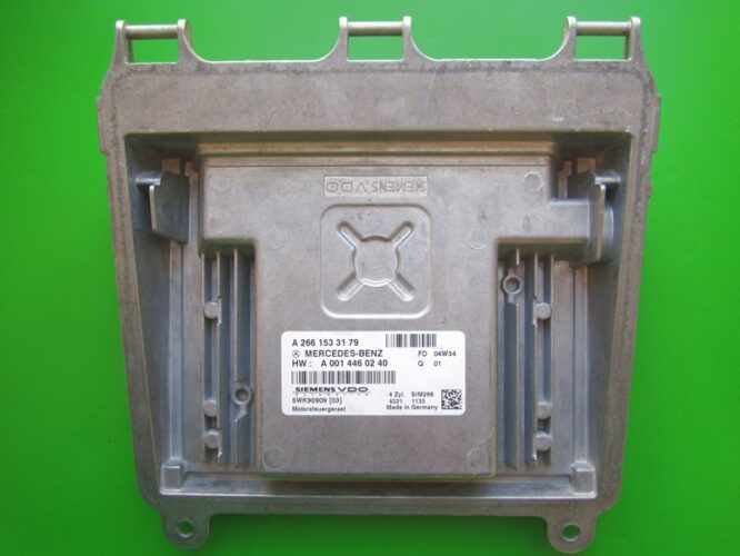 ECU Engine Control Unit Mercedes A 1.7 A2661533179 SIM266 W169-0