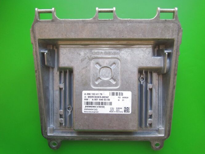 ECU Engine Control Unit Mercedes A 1.5 A2661534179 SIM266 W169-0